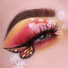 pinkflower - Beautiful Pink Flowers Eye Makeup How to