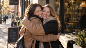 What Friendship Really Means as an Adult (and Why It Matters More Than Ever) 4 talking to an old friend - What Friendship Really Means as an Adult (and Why It Matters More Than Ever)
