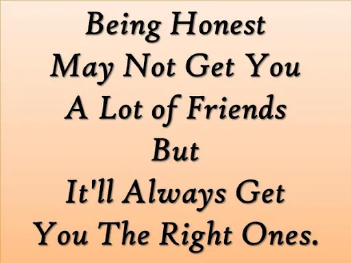 Are you Honest with your friends?