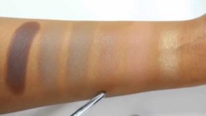 swatches - Top 5 Contouring Makeup Products