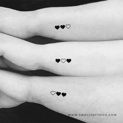 matching hearts temporary tattoo - Best Friend Tattoos for Females: Celebrating Friendship with Ink
