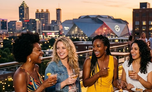 Women friends in Atlanta