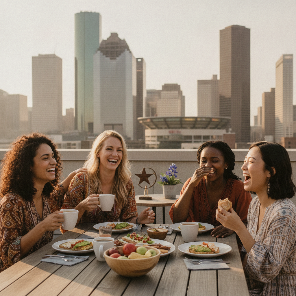 Women friends in Houston