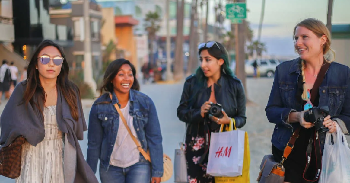 Women friends in Los Angeles