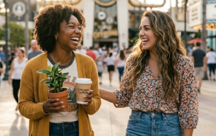 Women friends in Manchester