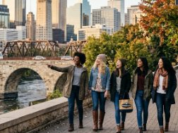 Women friends in Minneapolis