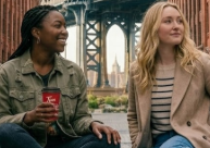 Women friends in New York City